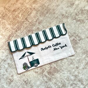 Ralph Lauren Ralph's Coffee Zipper Pouch Bag NWT
